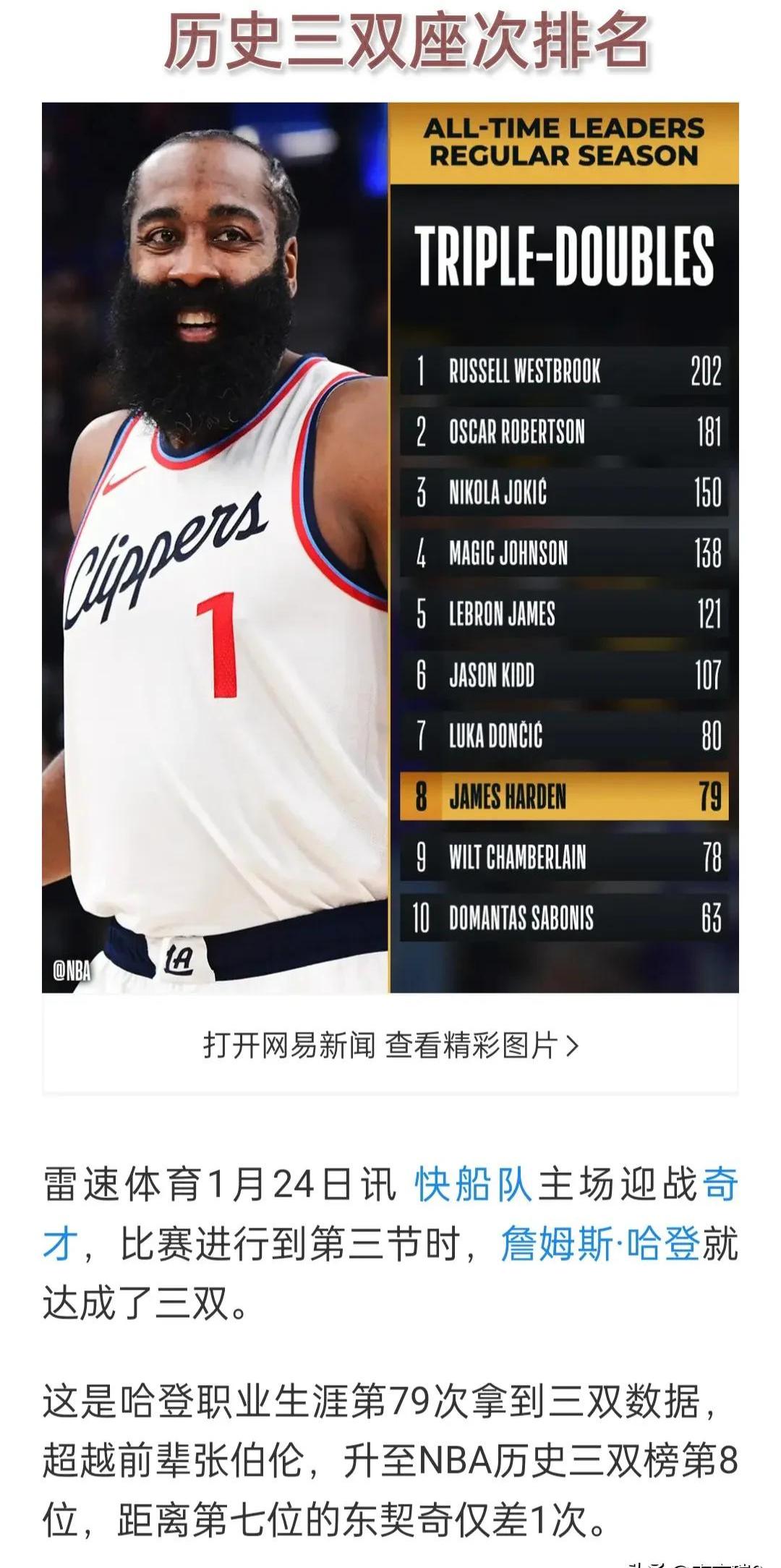 哈登在独行侠比赛中比赛规则变更，刷新纪录引发热议！
